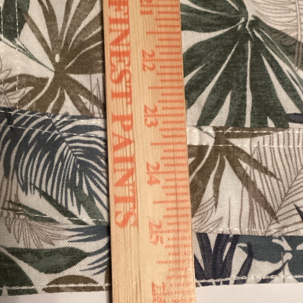 Dash-Tropical Leaf Print Button-Down Jacket 55%Linen - Picture 8 of 8